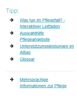 Tipp Liste Screenshot